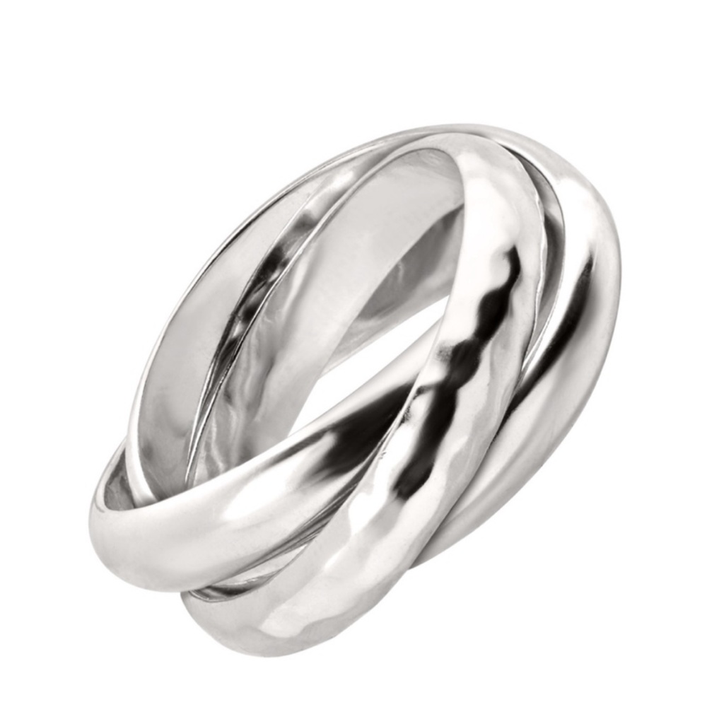 Silpada Vintage Sterling Silver
Triple Band “Showtime” Ring Sz 7.5